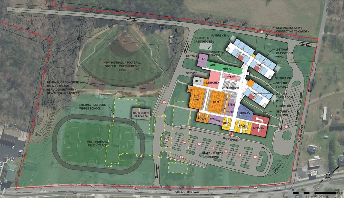 New Rustburg Middle School plans unveiled, current building slated for