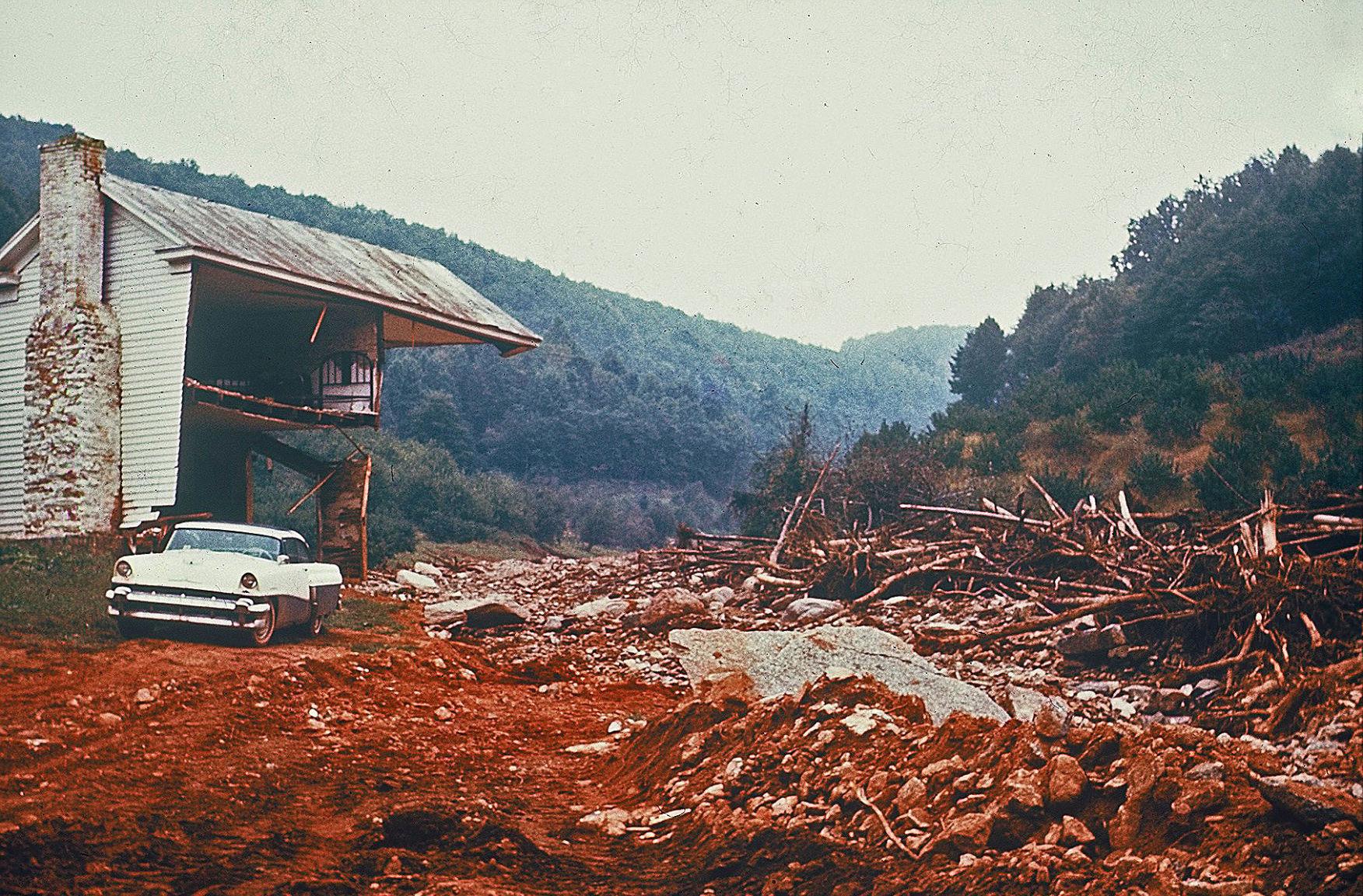 Photos The destruction of the remnants of Hurricane Camille