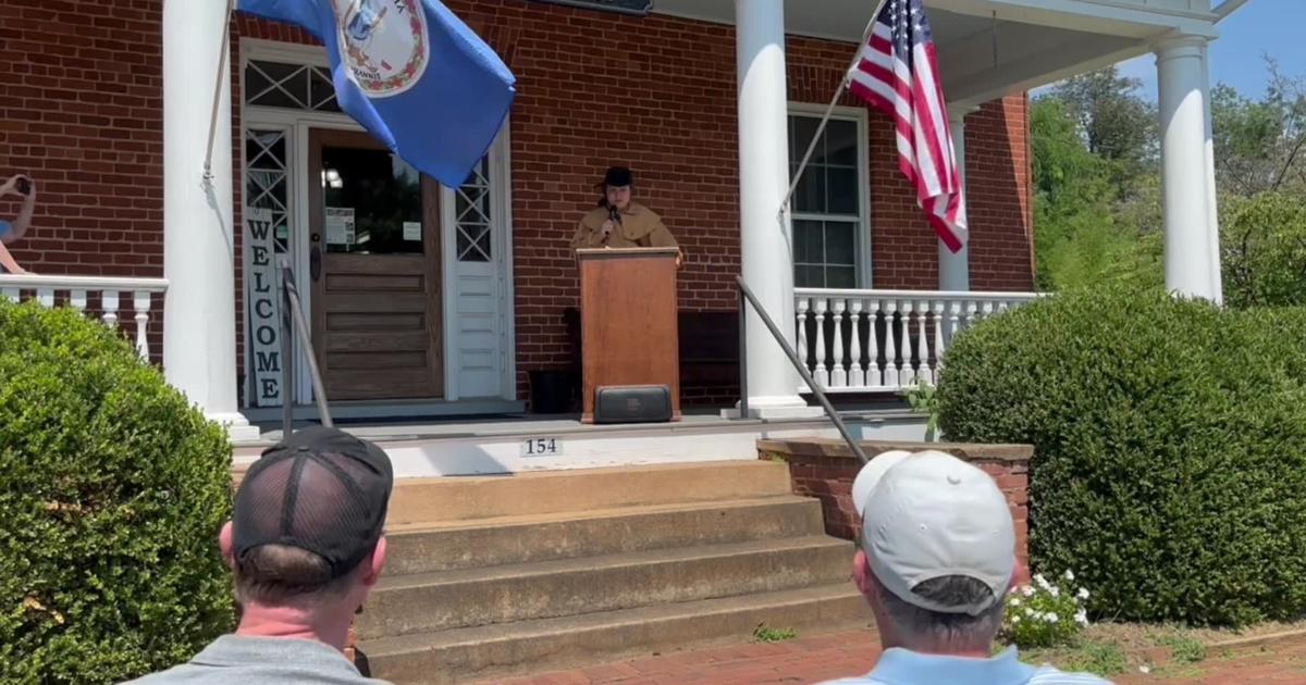 A reading of the Declaration of Independence at the Amherst County Museum and Historical Society