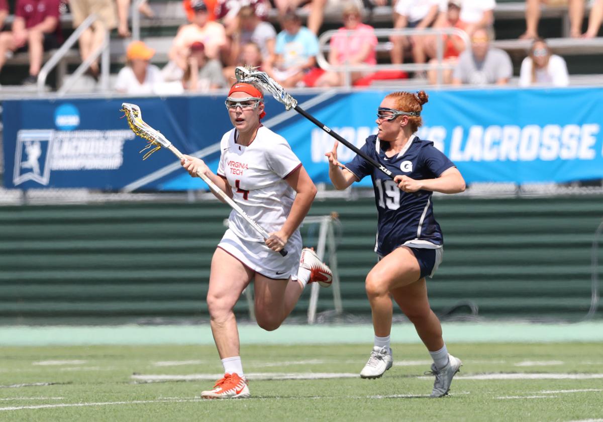 Virginia Tech women's lacrosse team wins NCAA tournament debut Hokies