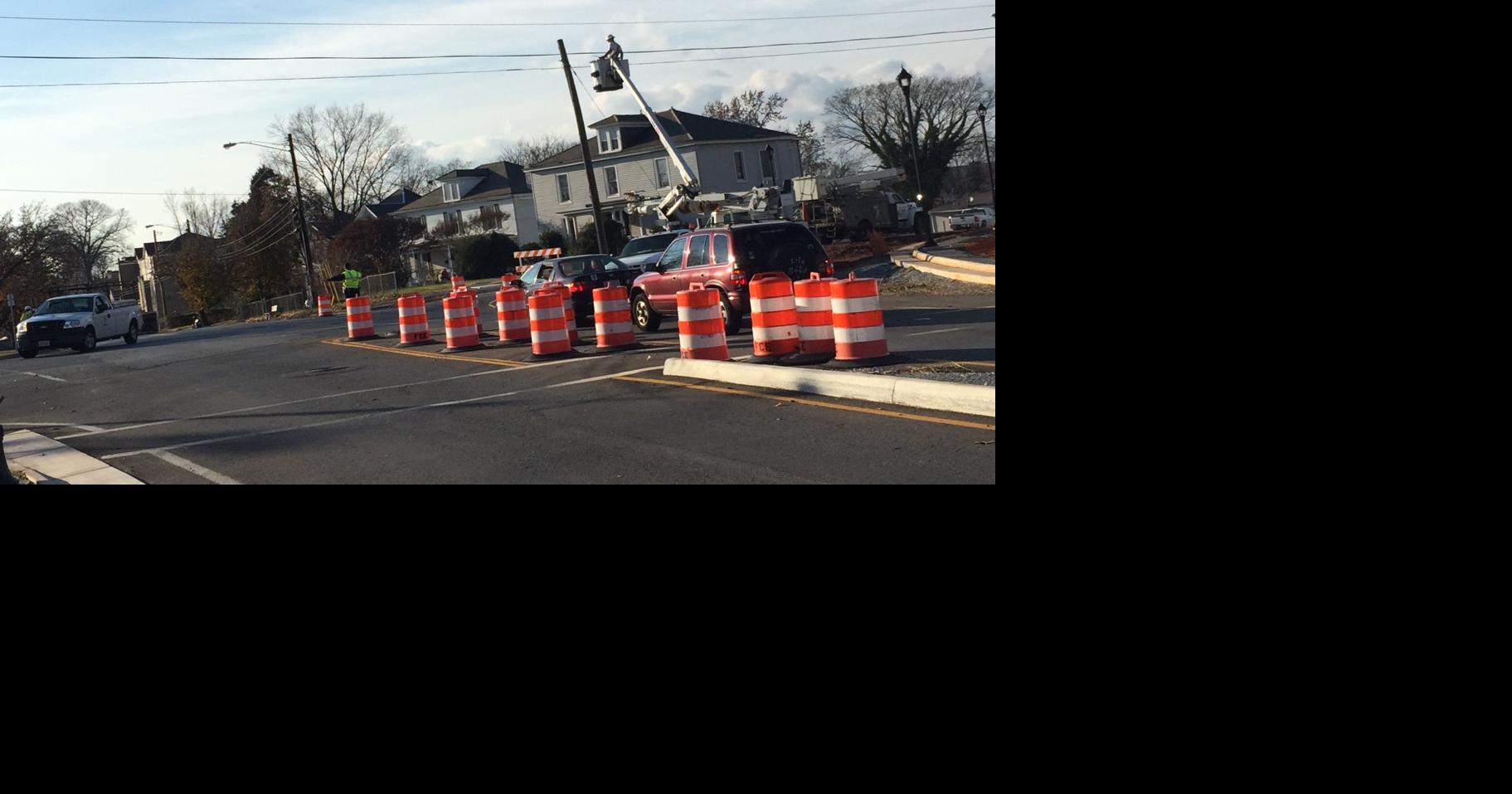 New traffic pattern for Langhorne Road intersection