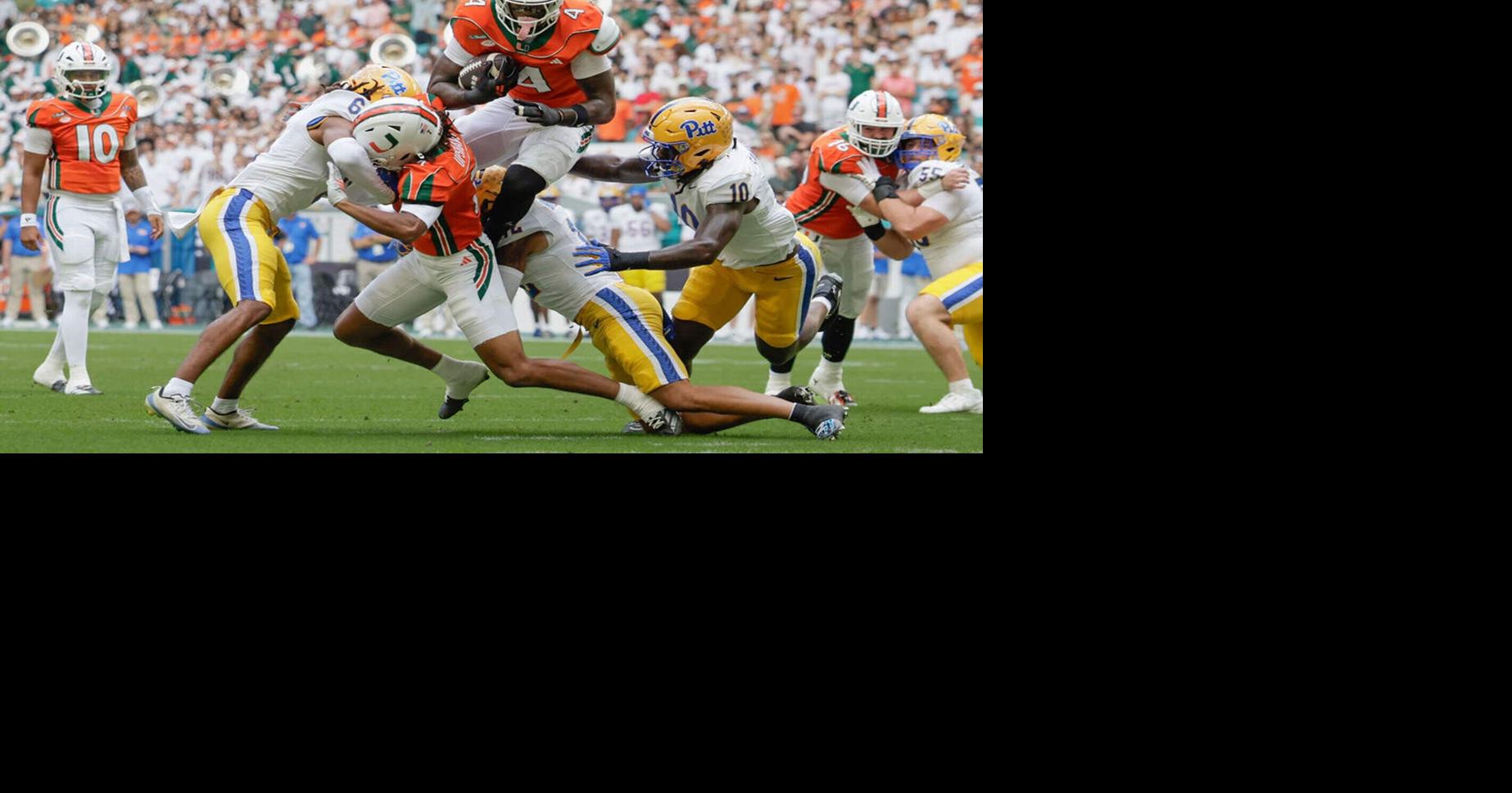 Miami remains No. 1 in AP poll after another chaotic college football week Jordan McPherson, Miami Herald Oct 25, 2026 7 hrs ago