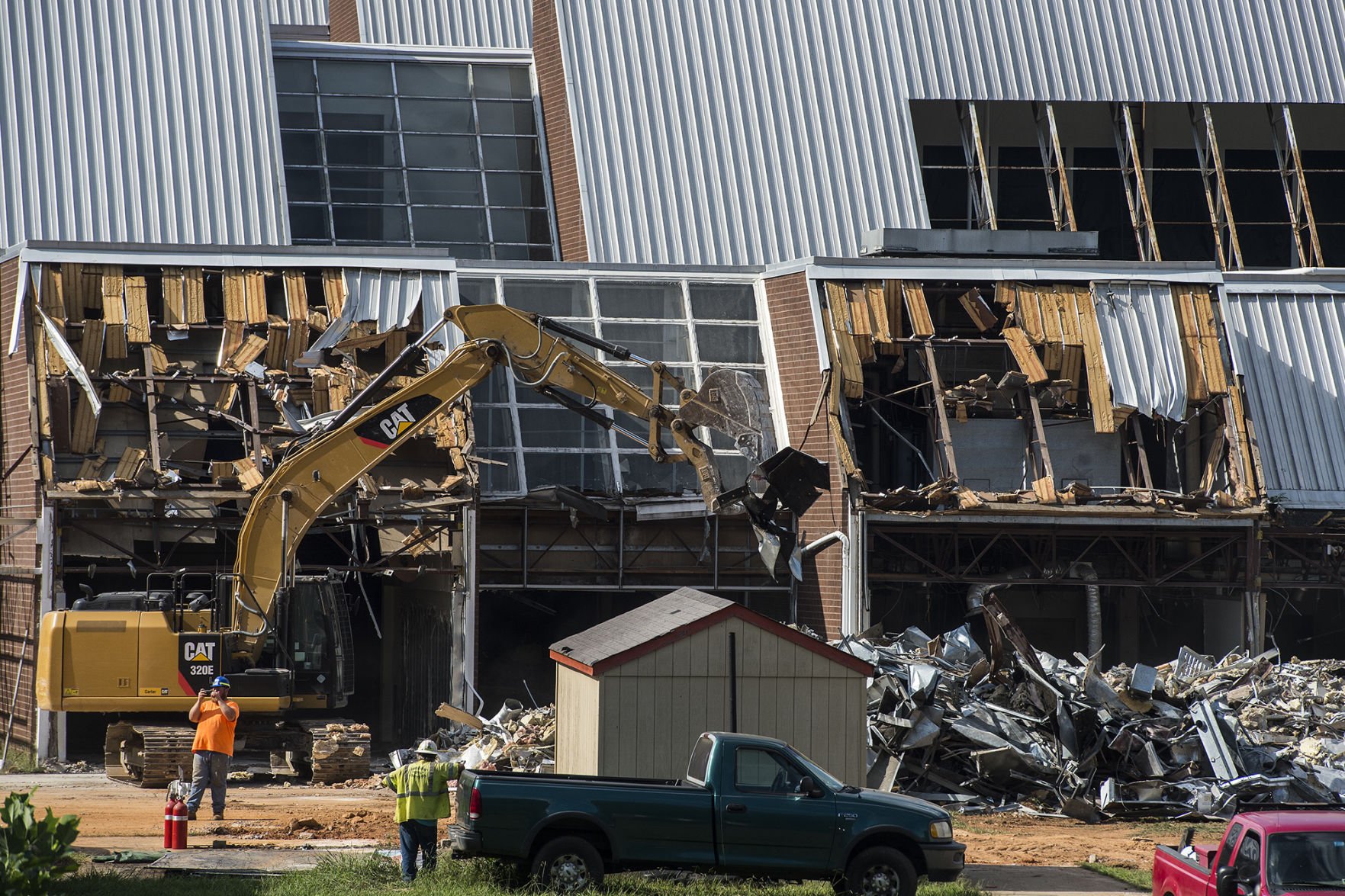 Old Heritage High Demolition Makes Way For Final Phase Of New School ...