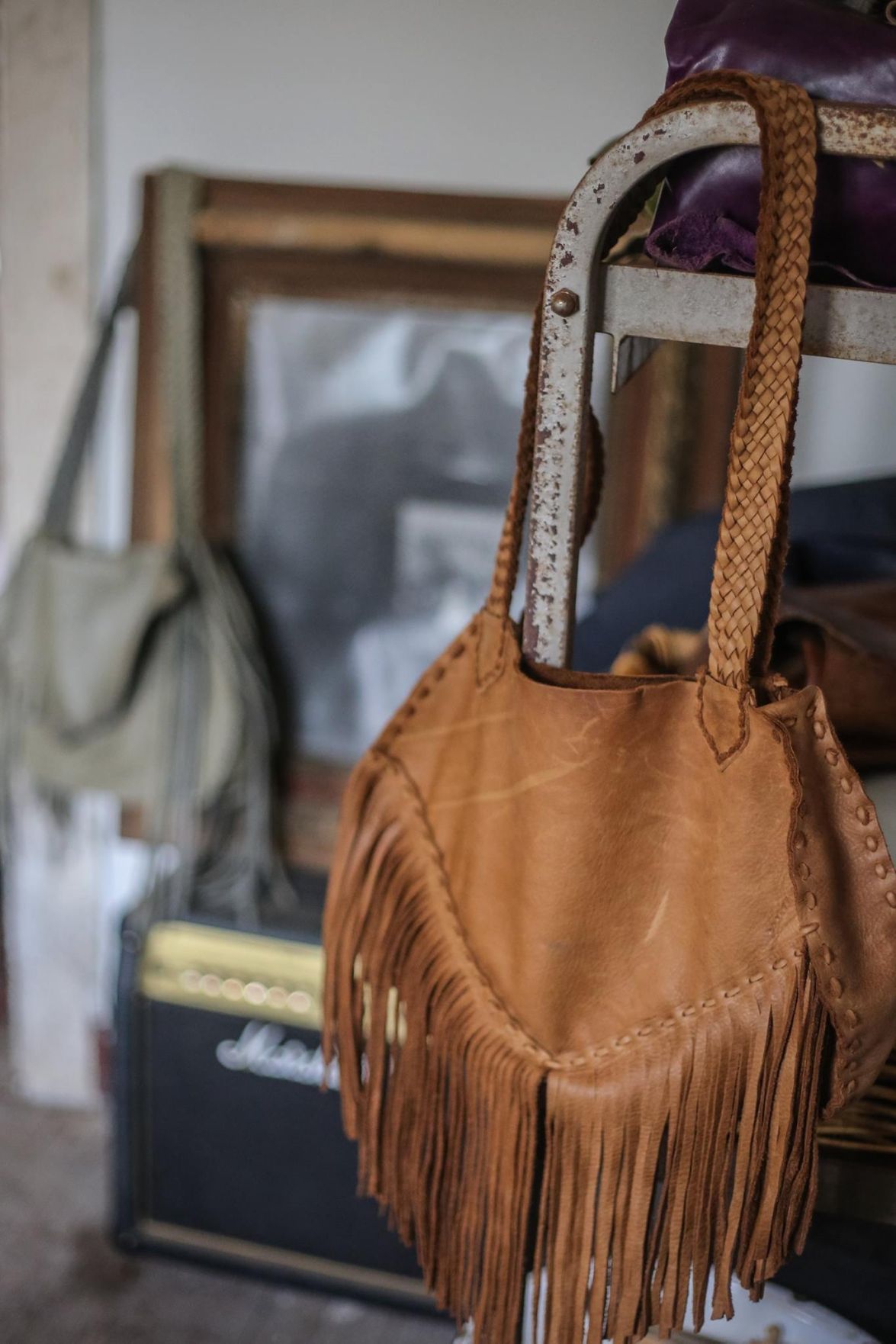 The Leather Hags: Lynchburg duo creates bags out of scrap leather ...