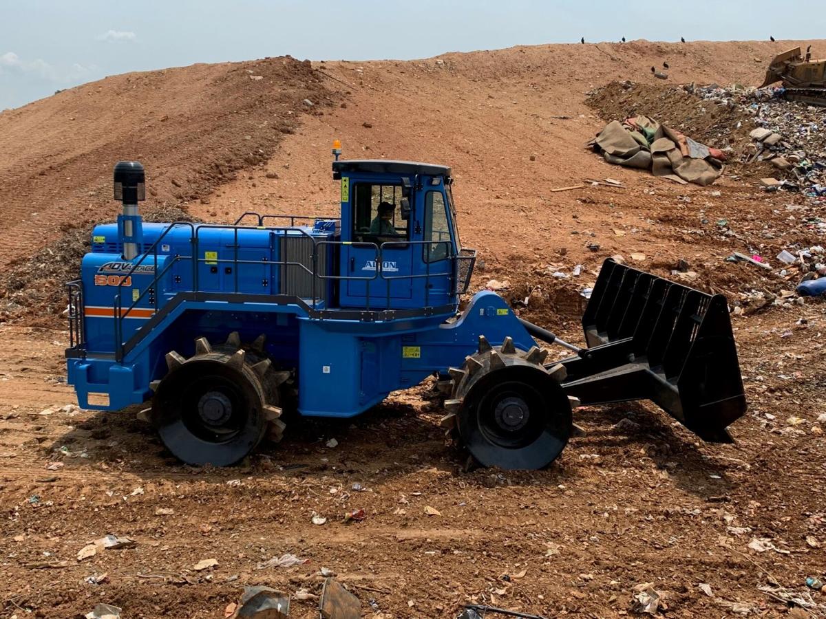 New compactor in service at Amherst County landfill
