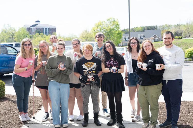 Student club forms bonds with area seniors through crafts, music, fellowship