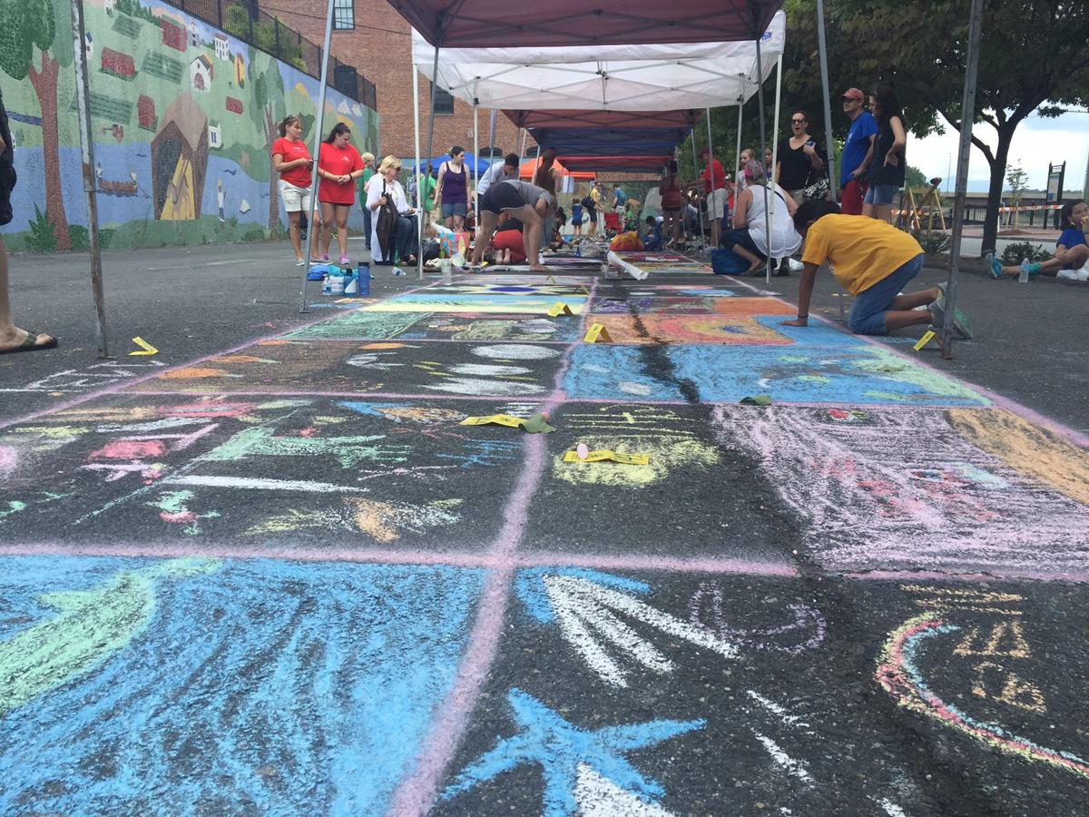 Lynchburg chalk festival sees bigger turnout in second year Local
