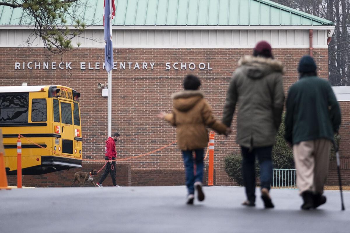 Students return to Richneck Elementary