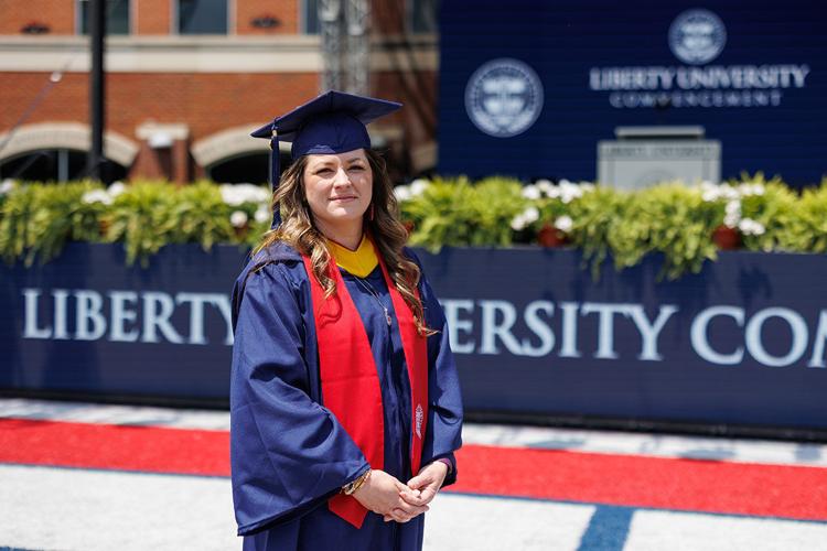 Mother inspired by her late daughter’s dream to attend Liberty earns same degree in her honor