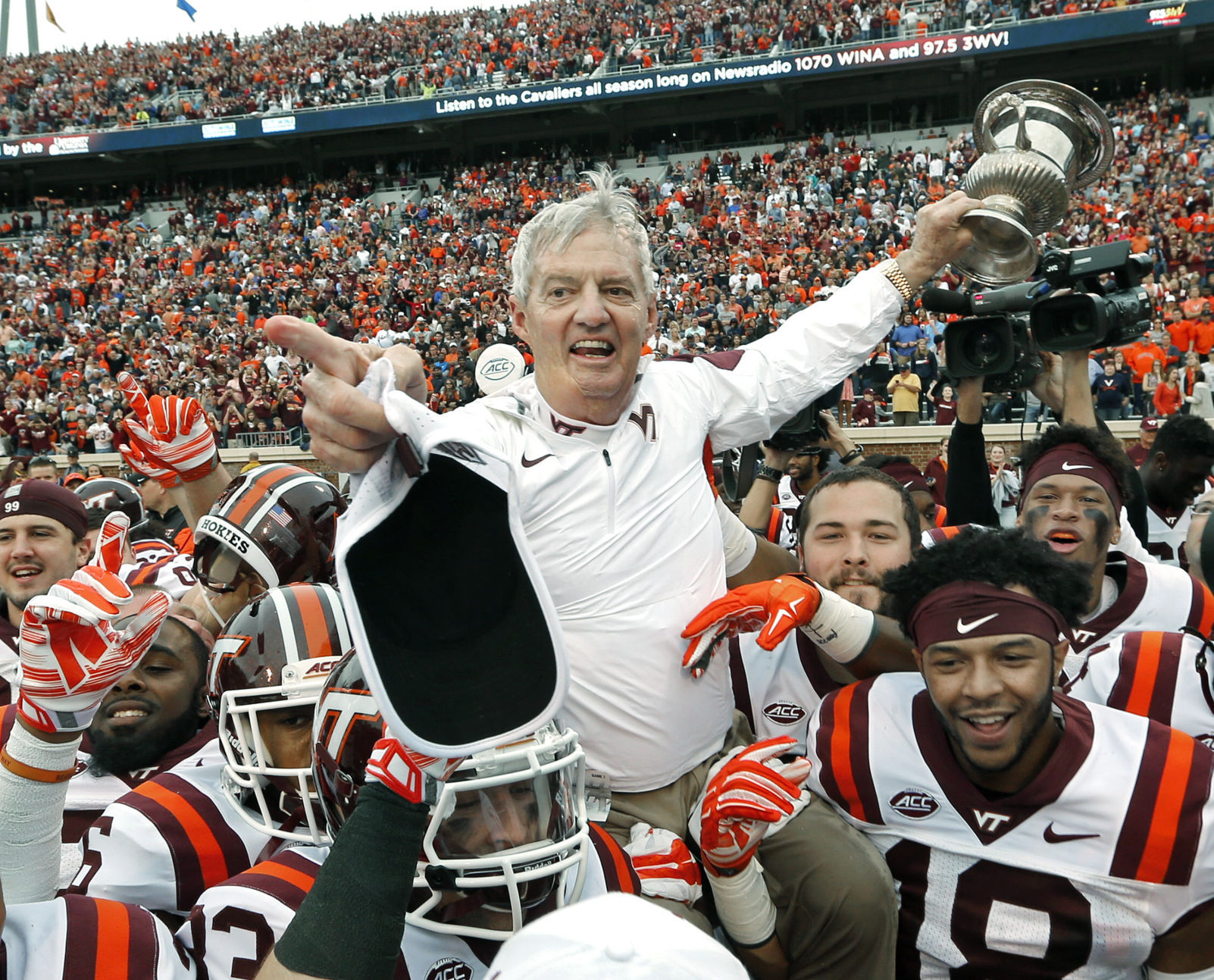 frank beamer neck frank beamer neck
