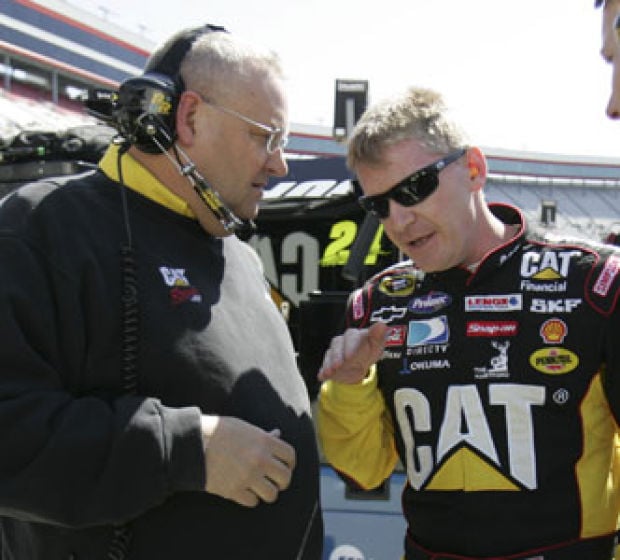 THE MAYOR Jeff Burton has established himself as a leader at RCR