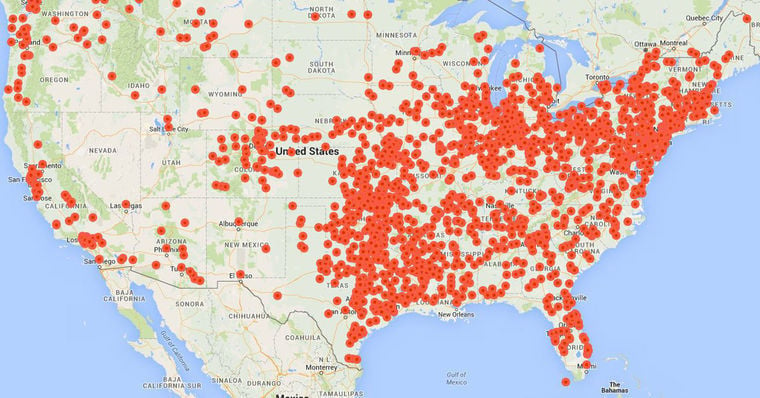 'Second Klan' map shows pervasive racism of 1920s America