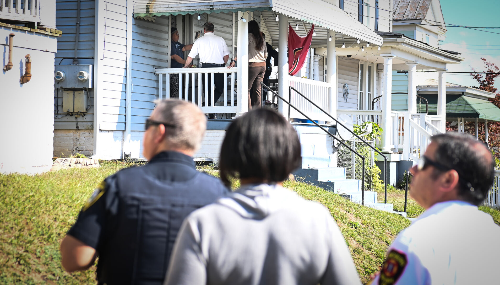 After fatal fire, Lynchburg officials hold safety walk on Early Street