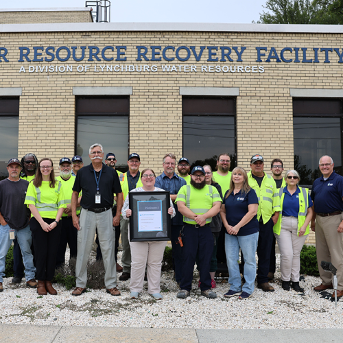 The Water Resource Recovery Facility Earns Platinum Award