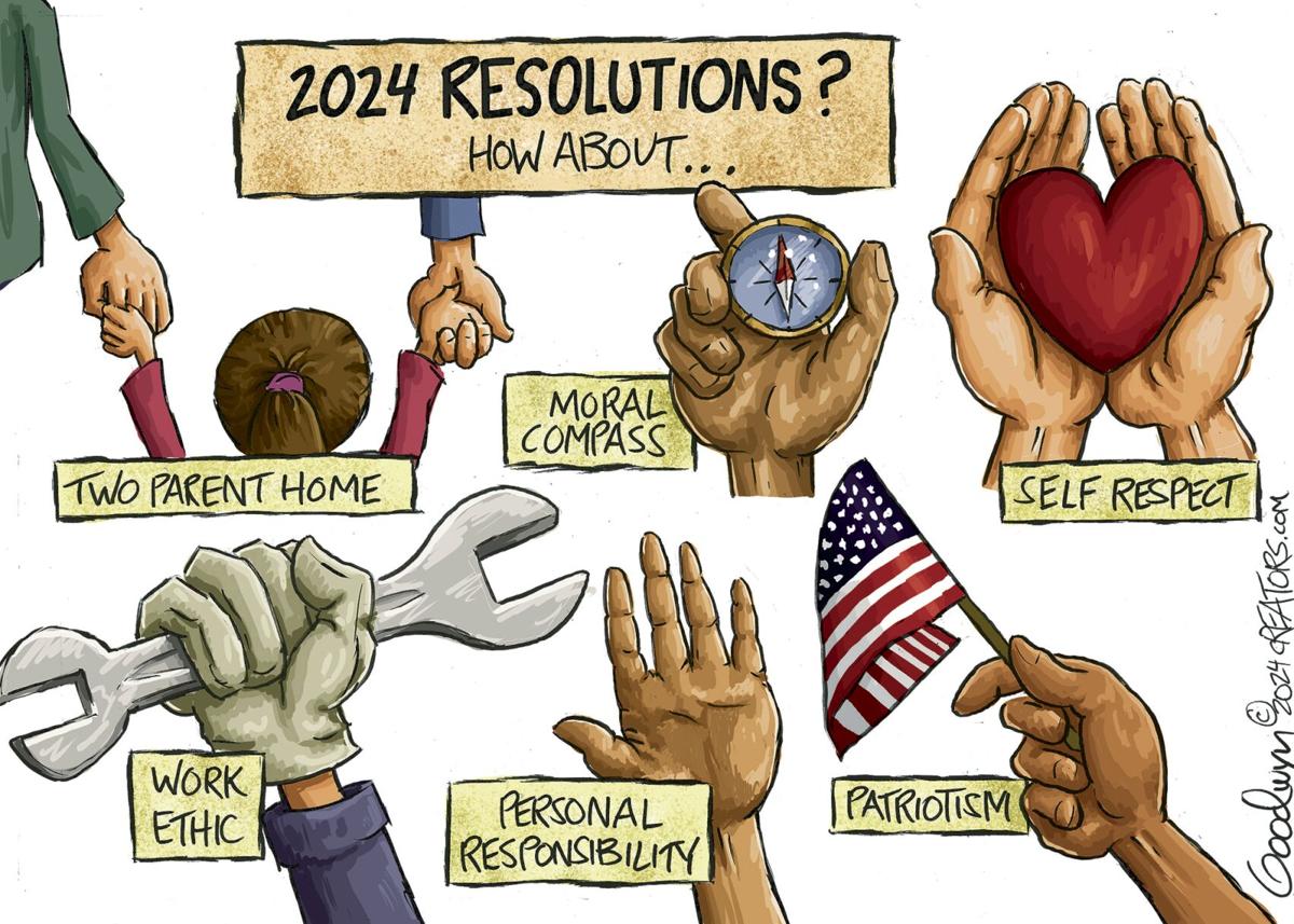 Editorial cartoon for Jan. 7, 2024