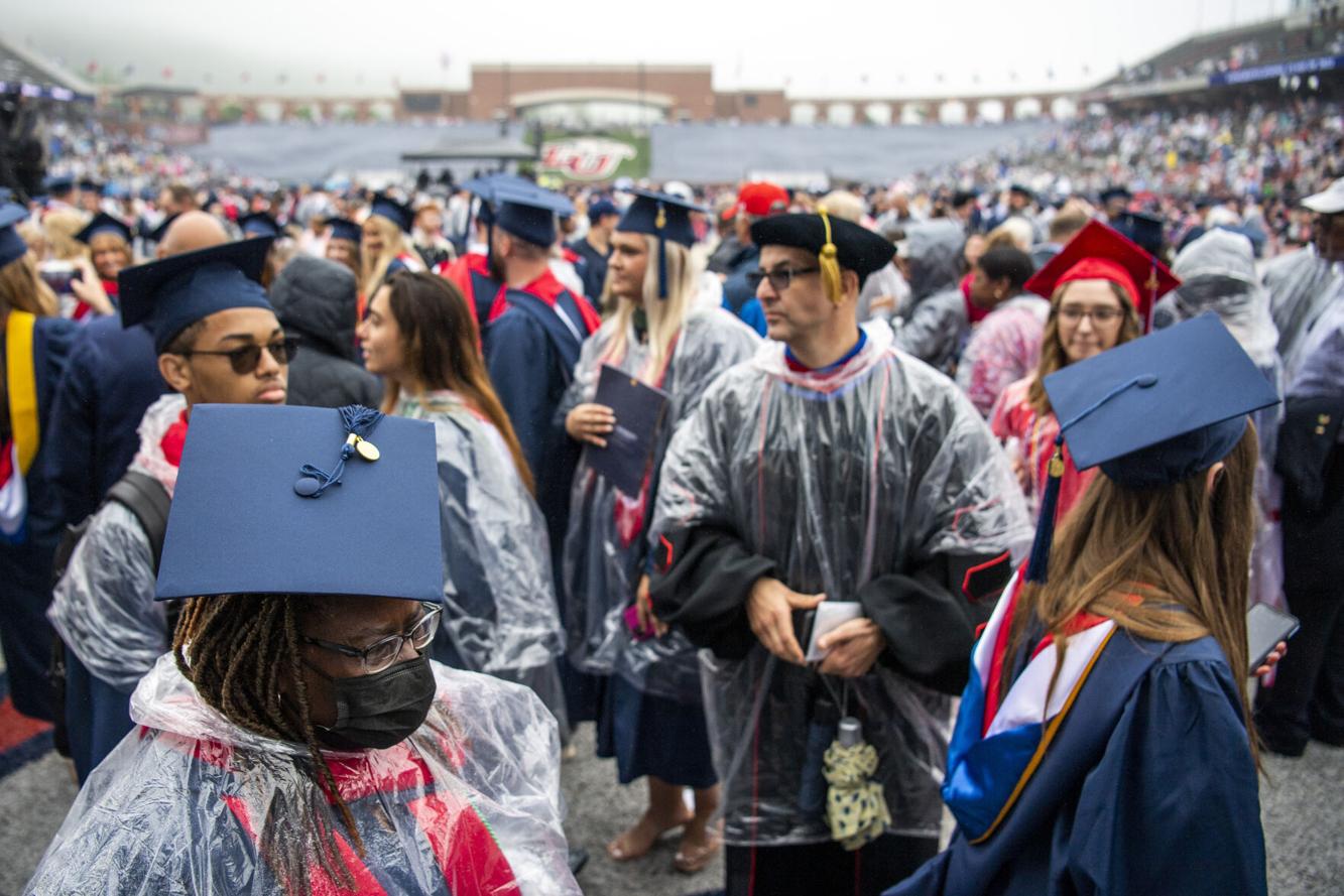 Liberty University celebrates graduates at Williams Stadium
