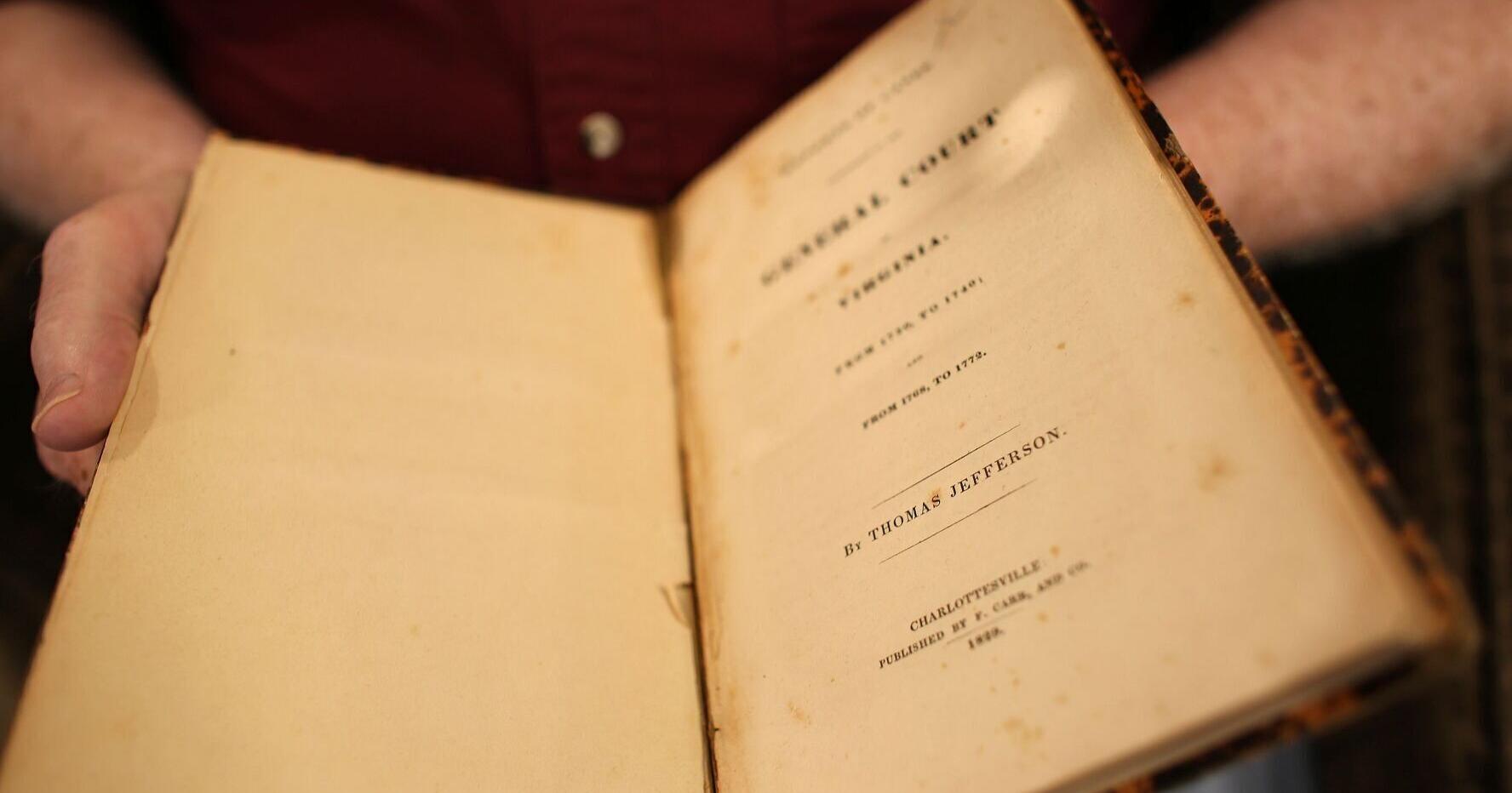 Rare book by Thomas Jefferson found in donation box at Virginia Beach library - Vimarsana News