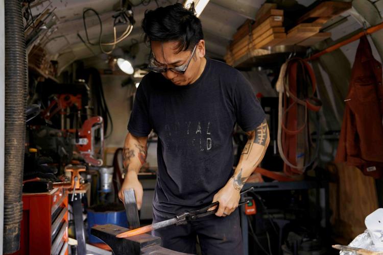 Vu Nguyen The Dustworks making knife