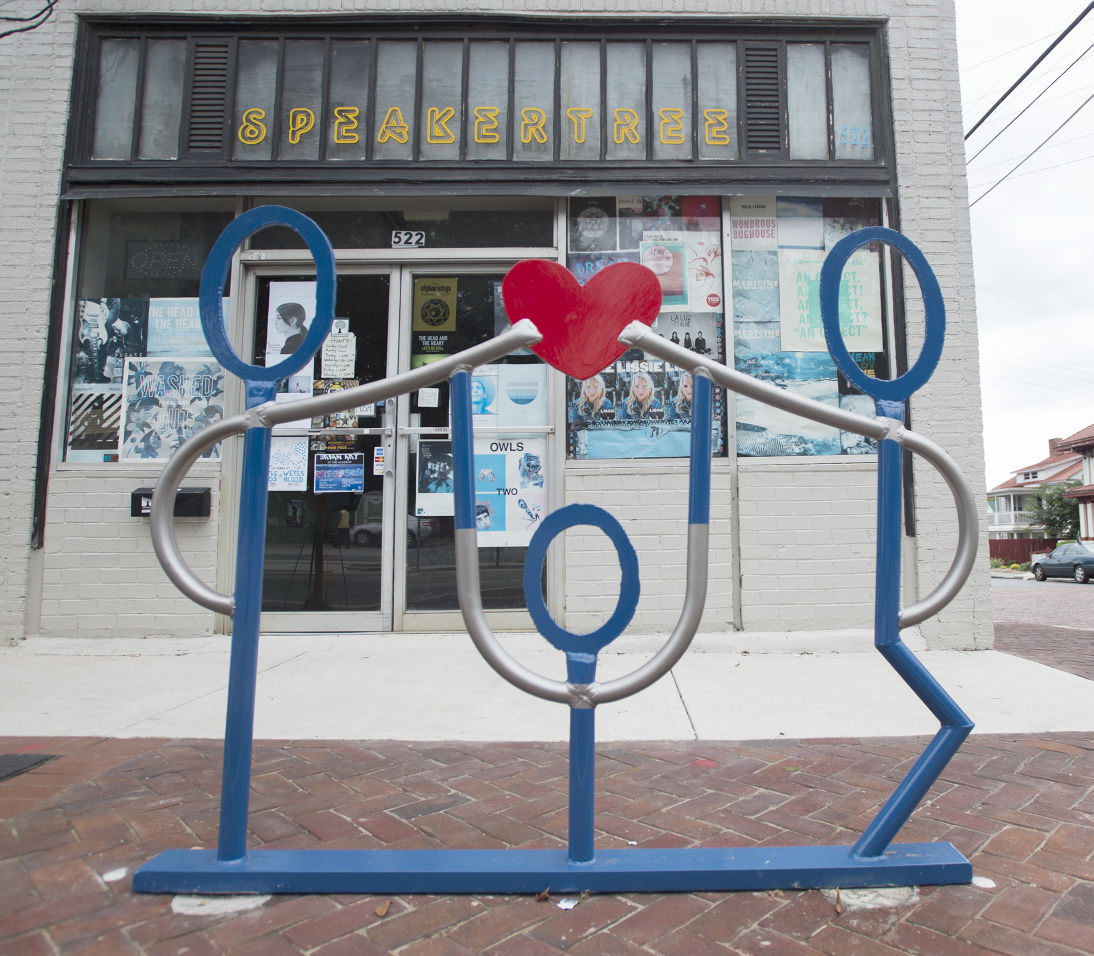 'Artful bike racks' bring color, public art to downtown Lynchburg