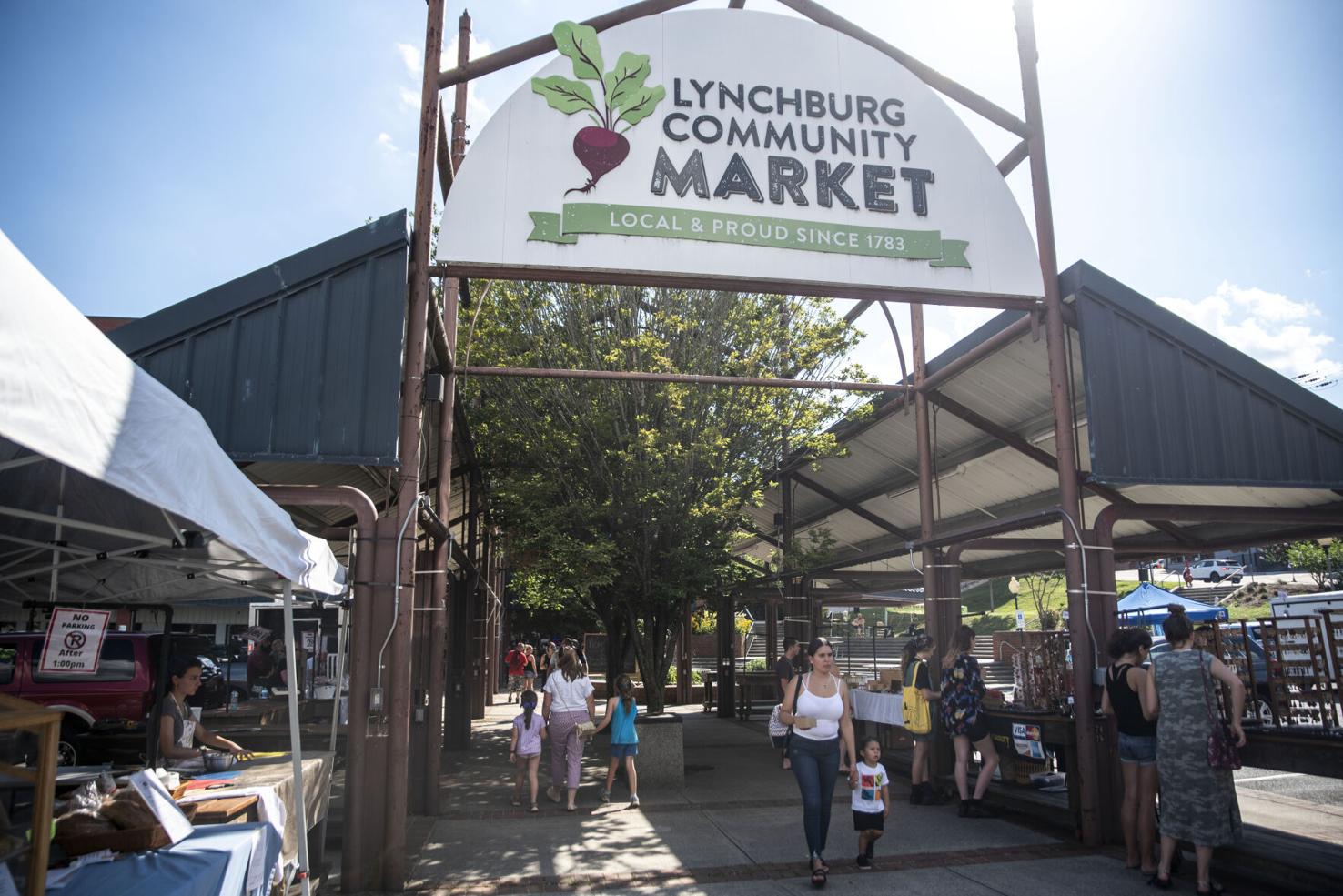 Lynchburg Community Market holds first of four midweek night markets