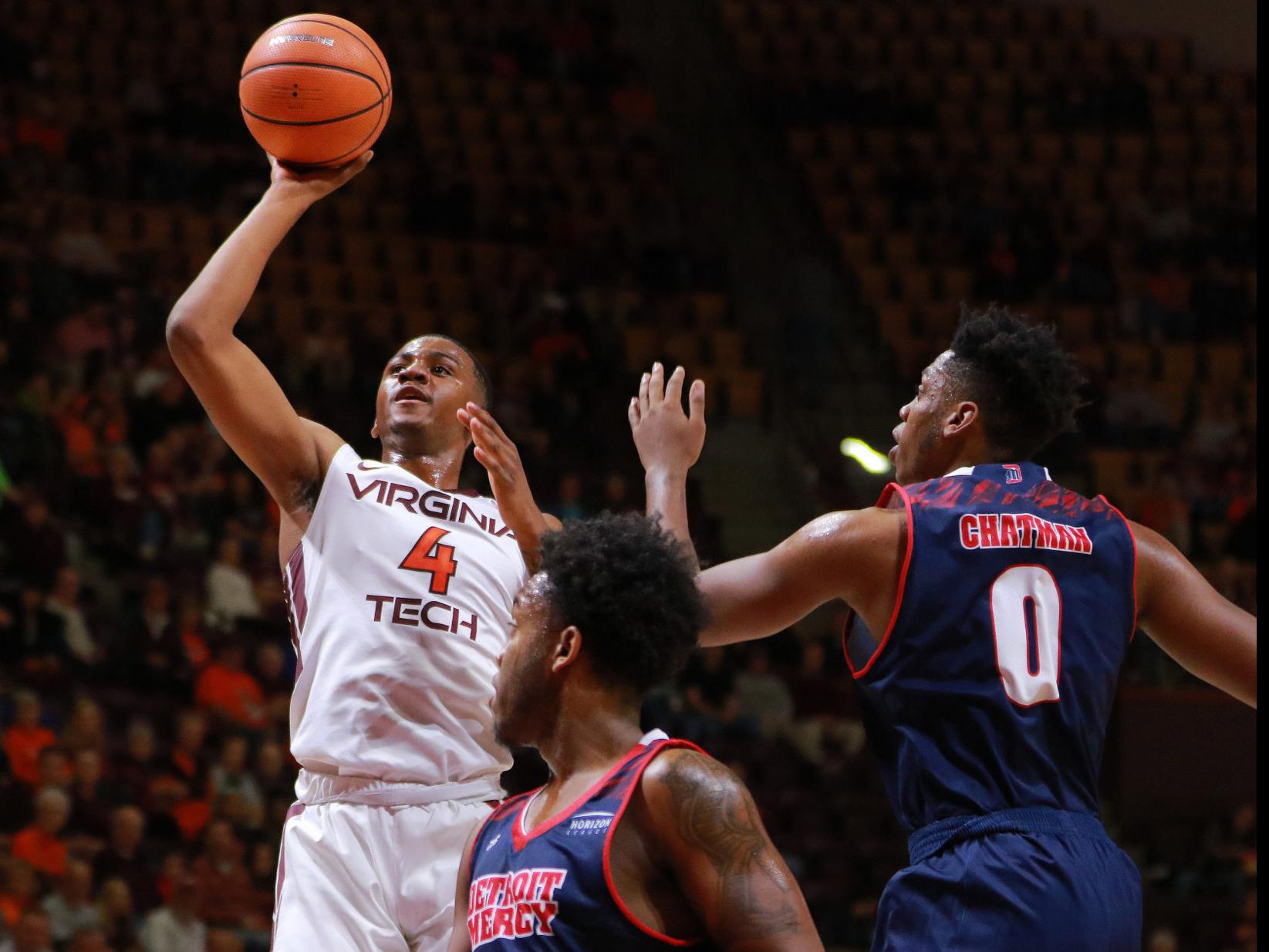 Chris Clarke Returns In Virginia Tech Win Over Detroit Mercy Hokies Newsadvance Com
