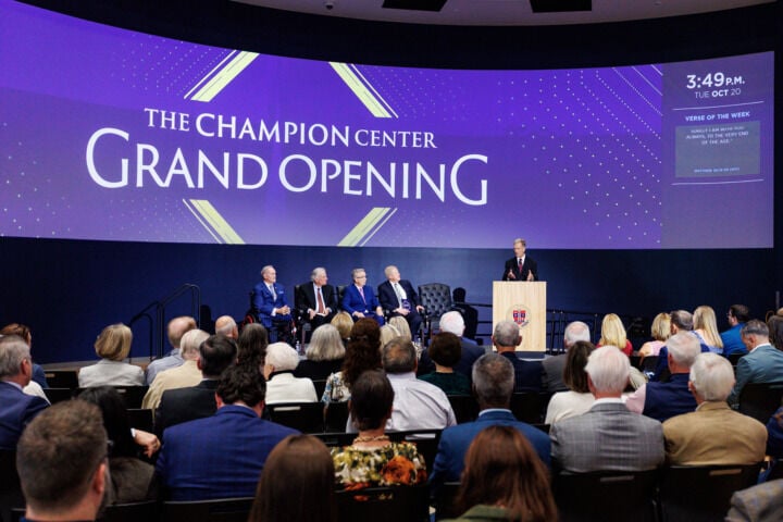 Doors open at new Champion Center, a vivid reminder of Liberty’s enduring mission