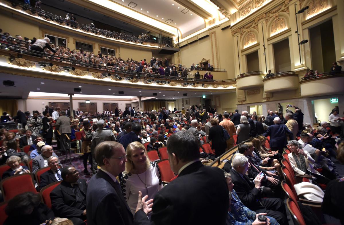 Reopening of historic Academy of Music Theatre draws packed house to