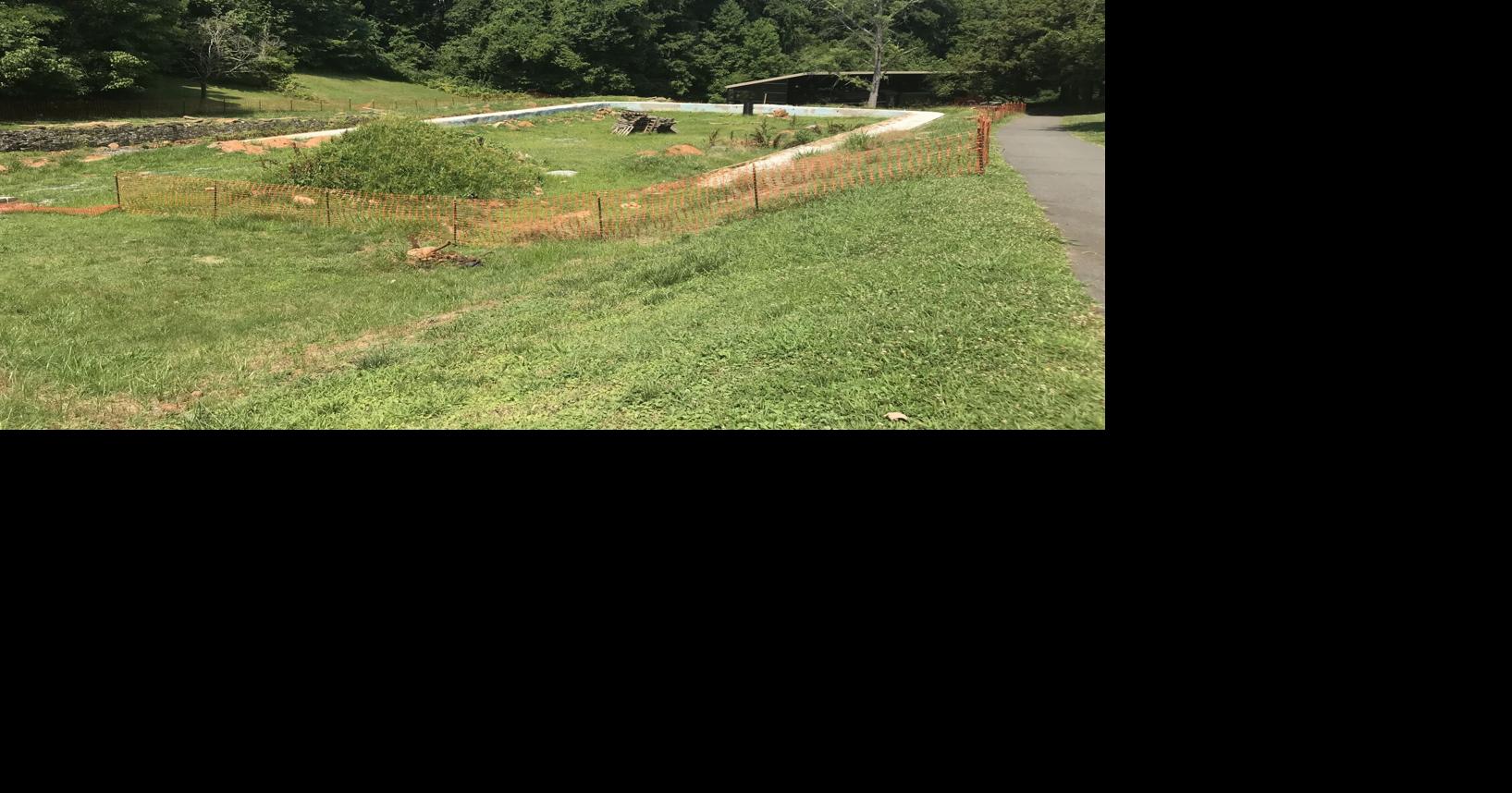 Old Riverside Park pool work continues, city hopes to transform space