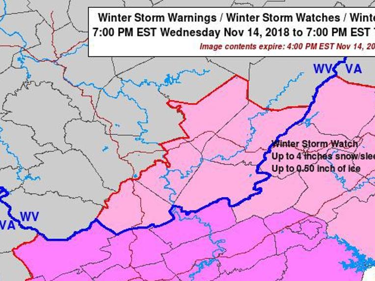 Ice Sleet Snow Possible In Lynchburg Area Thursday Local News