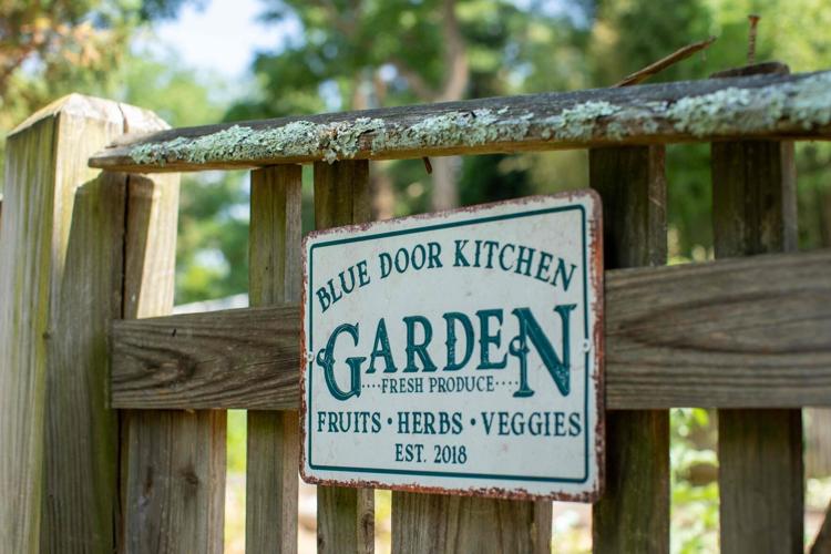 Blue Door garden