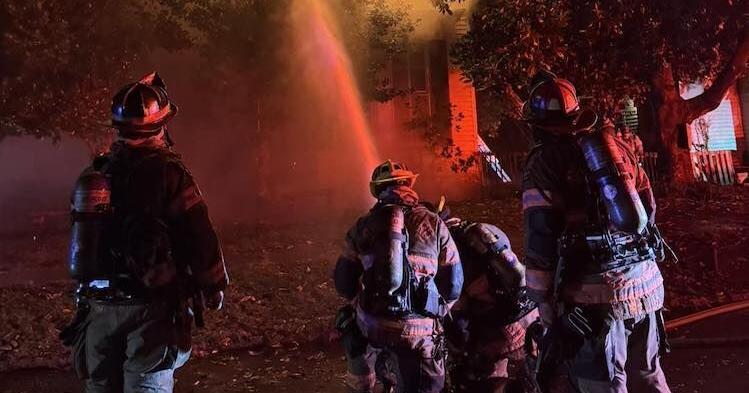 3 displaced after Magnolia Street house fire