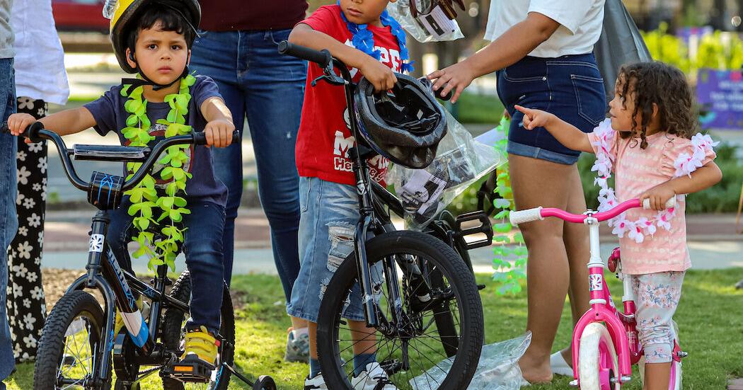Two Wheelers for Tommy: 100 children gifted with new bicycles - Vimarsana News