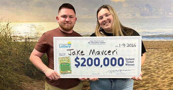 Brunswick County newlyweds will use $200,000 win for honeymoon