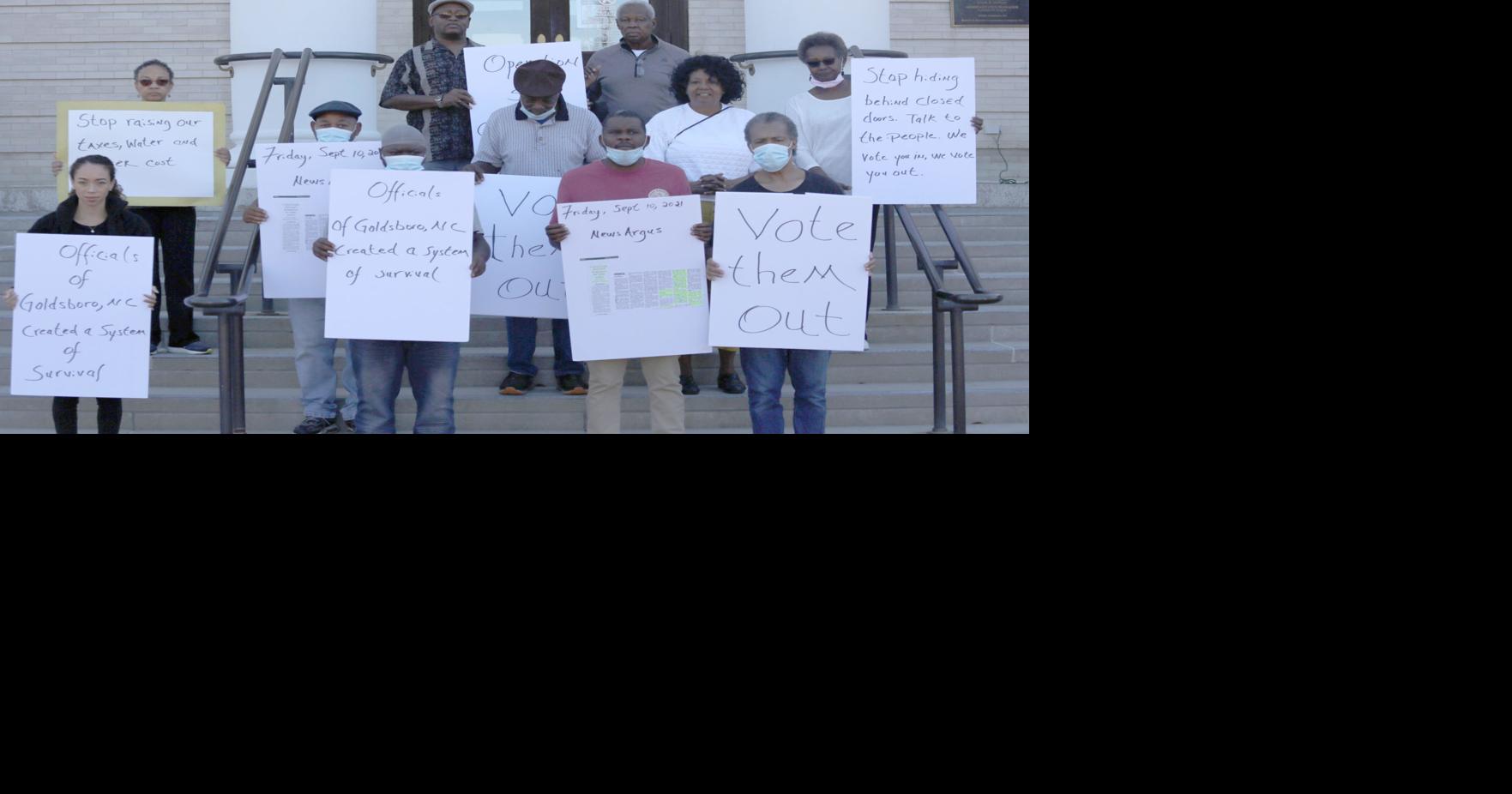 Goldsboro residents protest increased fees, taxes Local News