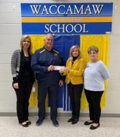 VFW Post 7288 Auxiliary makes donation to Waccamaw School