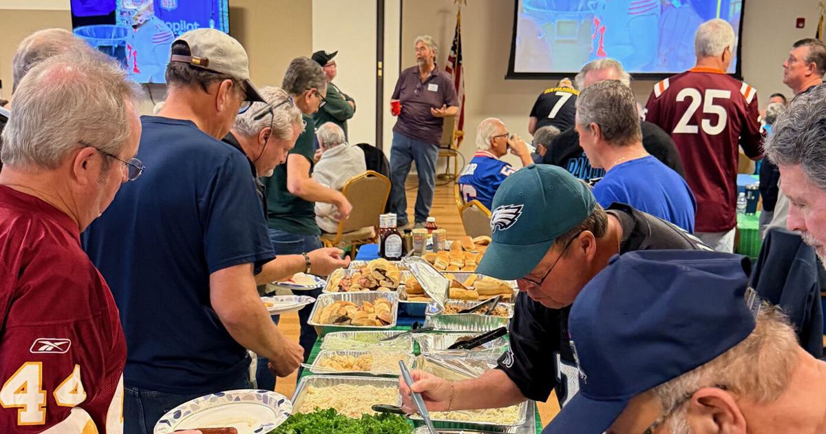 Food, football and fellowship as ‘Meatheads’ gather for NFL Playoff ...