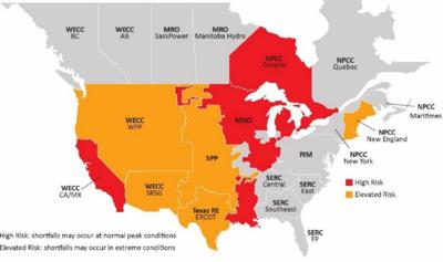 Nerc Rto Map Reliability Report Predicts Trouble for California, Underscores Diablo ...