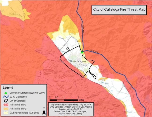 Calistoga Fire Map 0113
