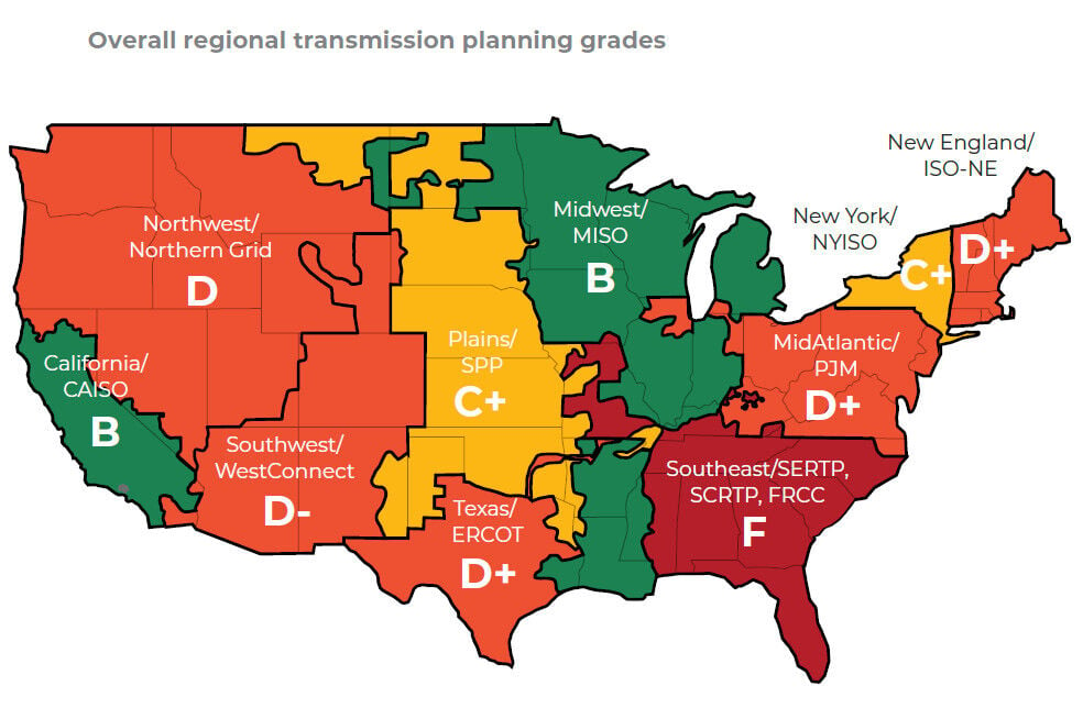 Non-CAISO West Gets An F On Transmission Planning In New Report ...