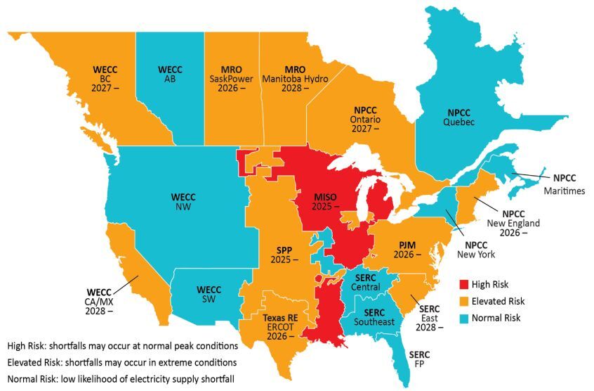 Reliability Officials Warn of Possible Energy Shortfalls Over the Next ...