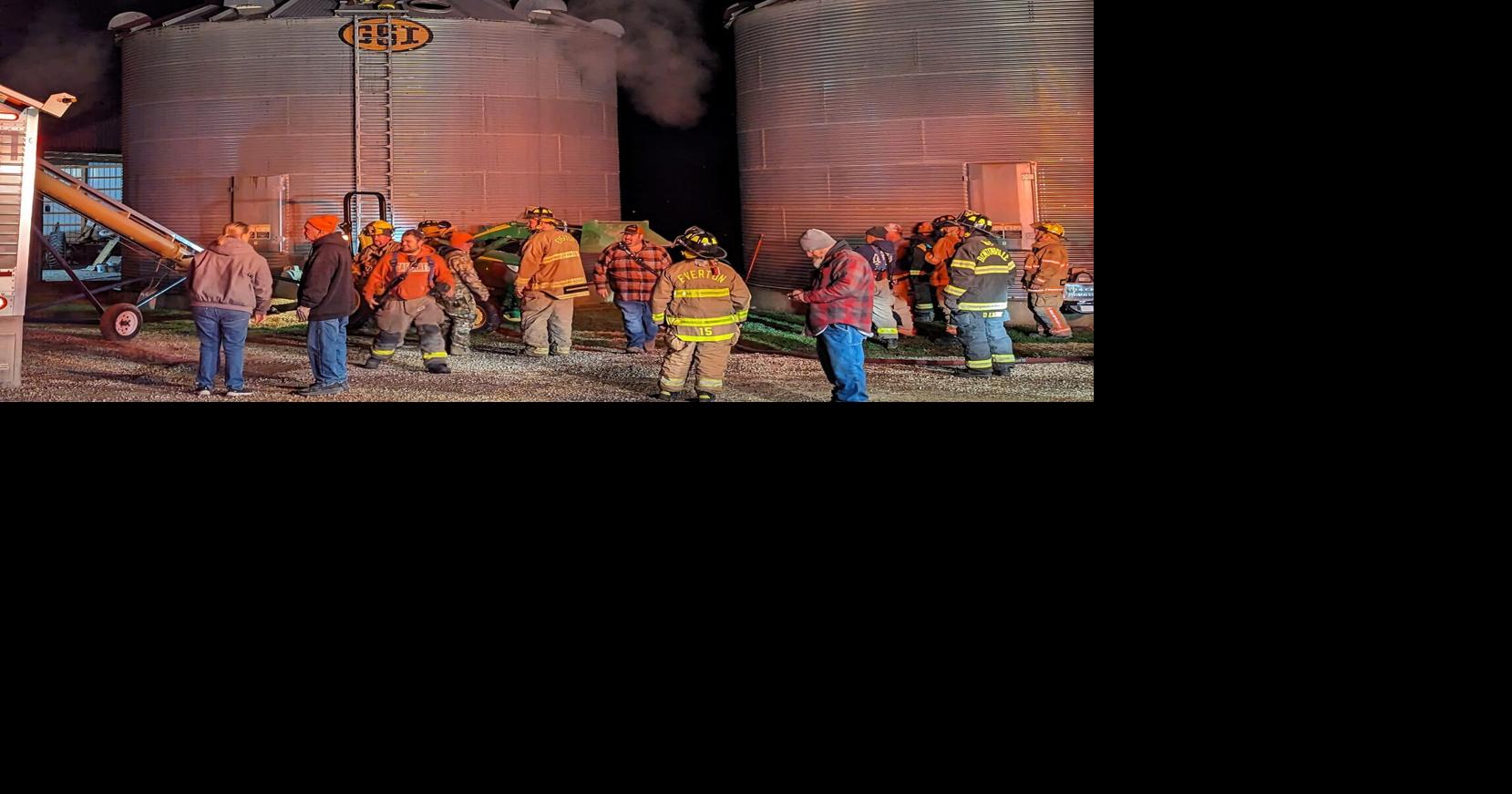 Grain bin fire News