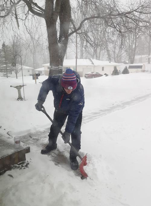 Heavy snow hits