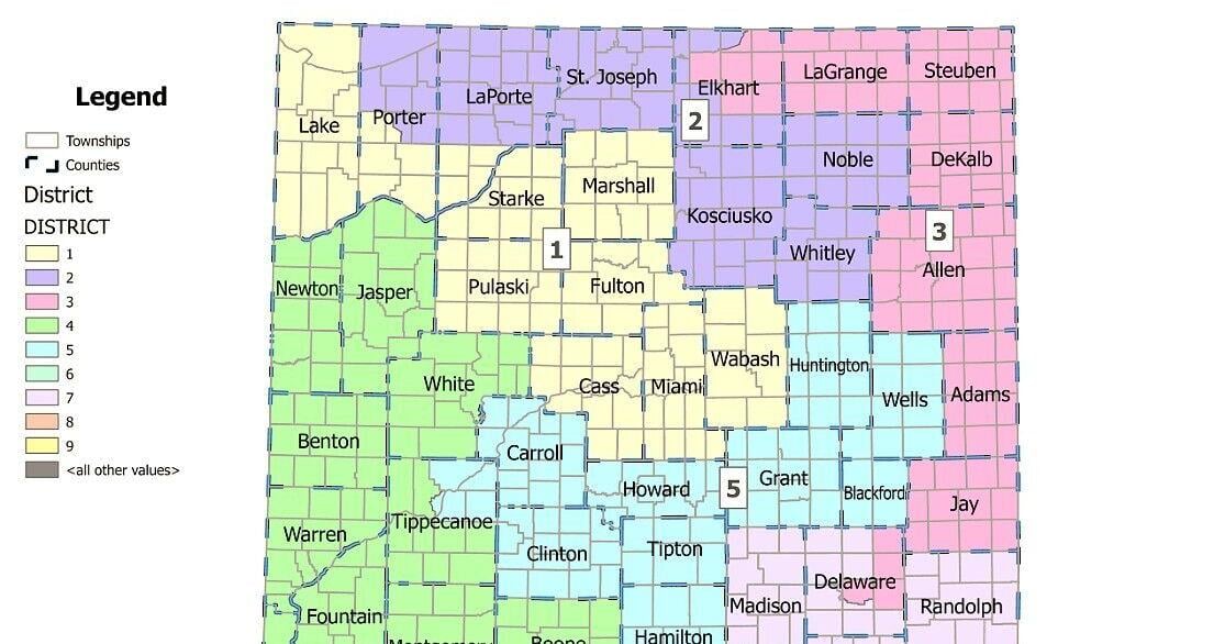 Indiana Senate committee pushes redistricting bill forward
