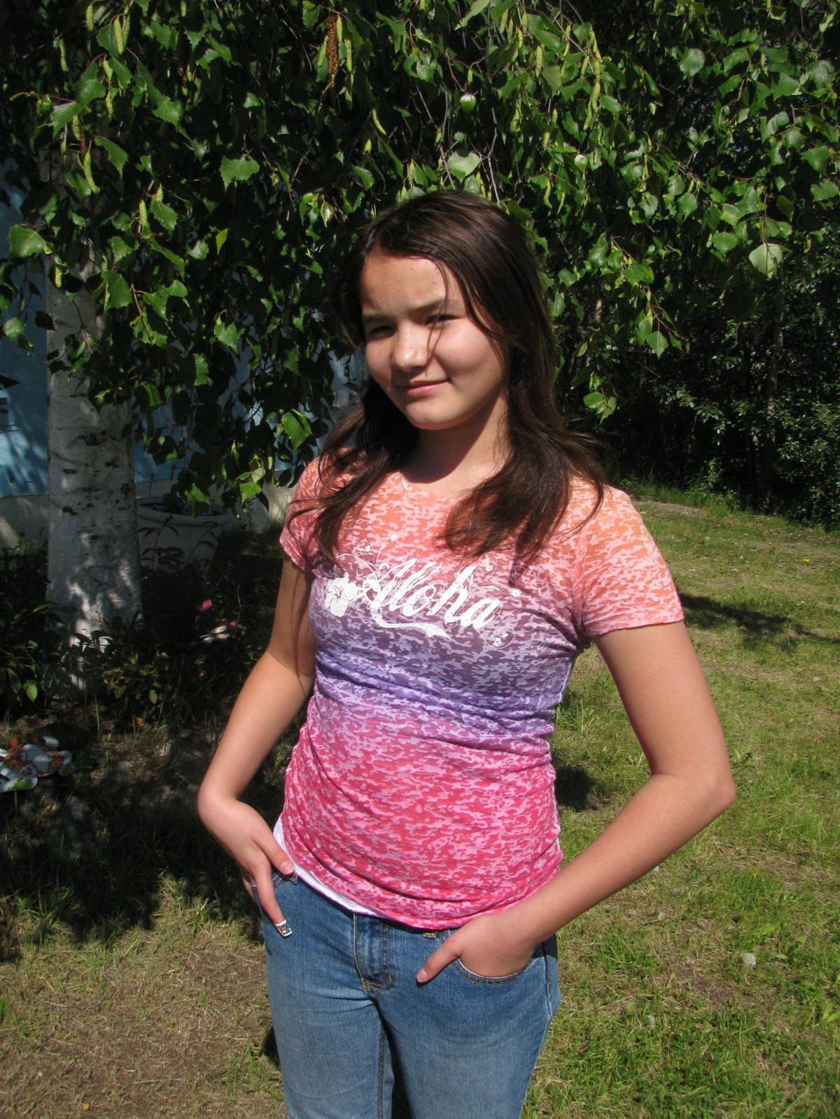Nenana 12yearold has big plans for her future Kris Capps