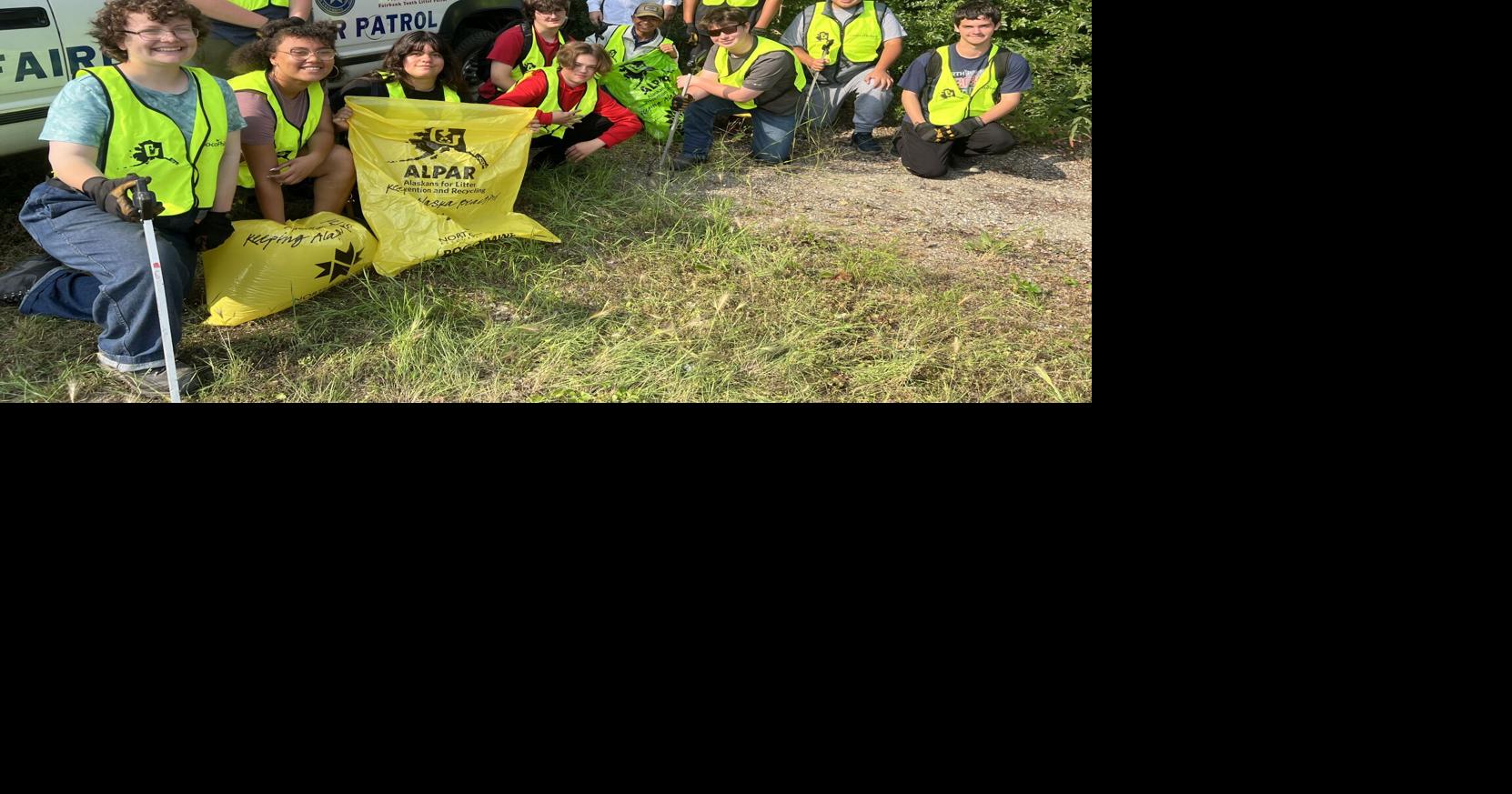 Fairbanks Litter Patrol B Team finds roadside treasures, including friends Kris Capps