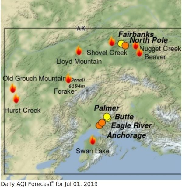 Rainfall helps slow growth of Interior Alaska wildfires | Local News