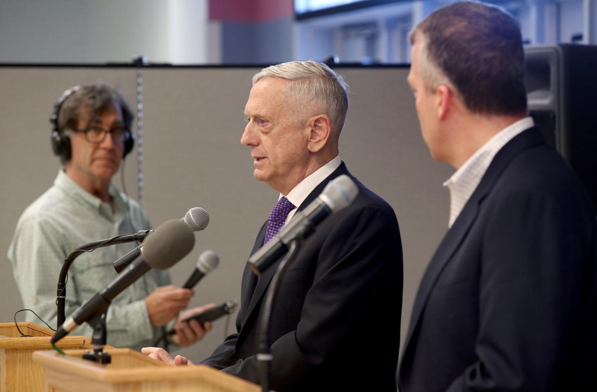 Defense Secretary Mattis Visits Eielson AFB