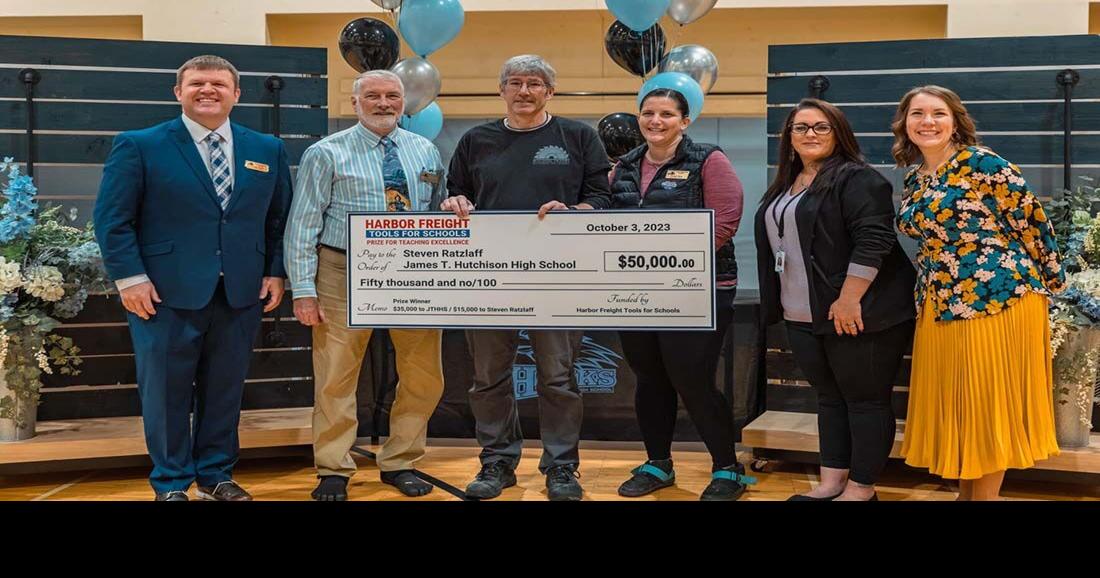 Hutchinson High School teacher awarded 50,000 from Harbor Freight