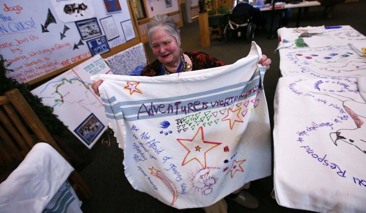 Denali Center Donates Doggy Blankets to the Yukon Quest