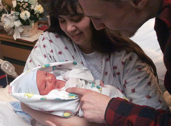 Past and Present: Janet, David, and Levi Carson Swigart